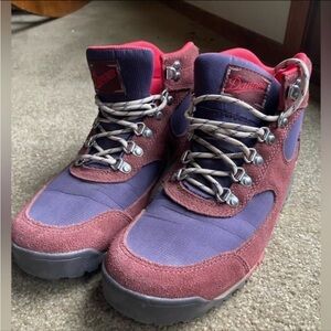 Danner Red and Blue Hiking Boots